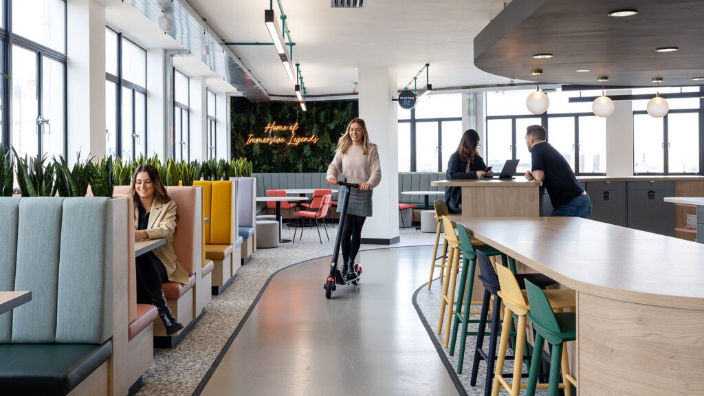 Immersive Labs Office Design Case Study Interaction