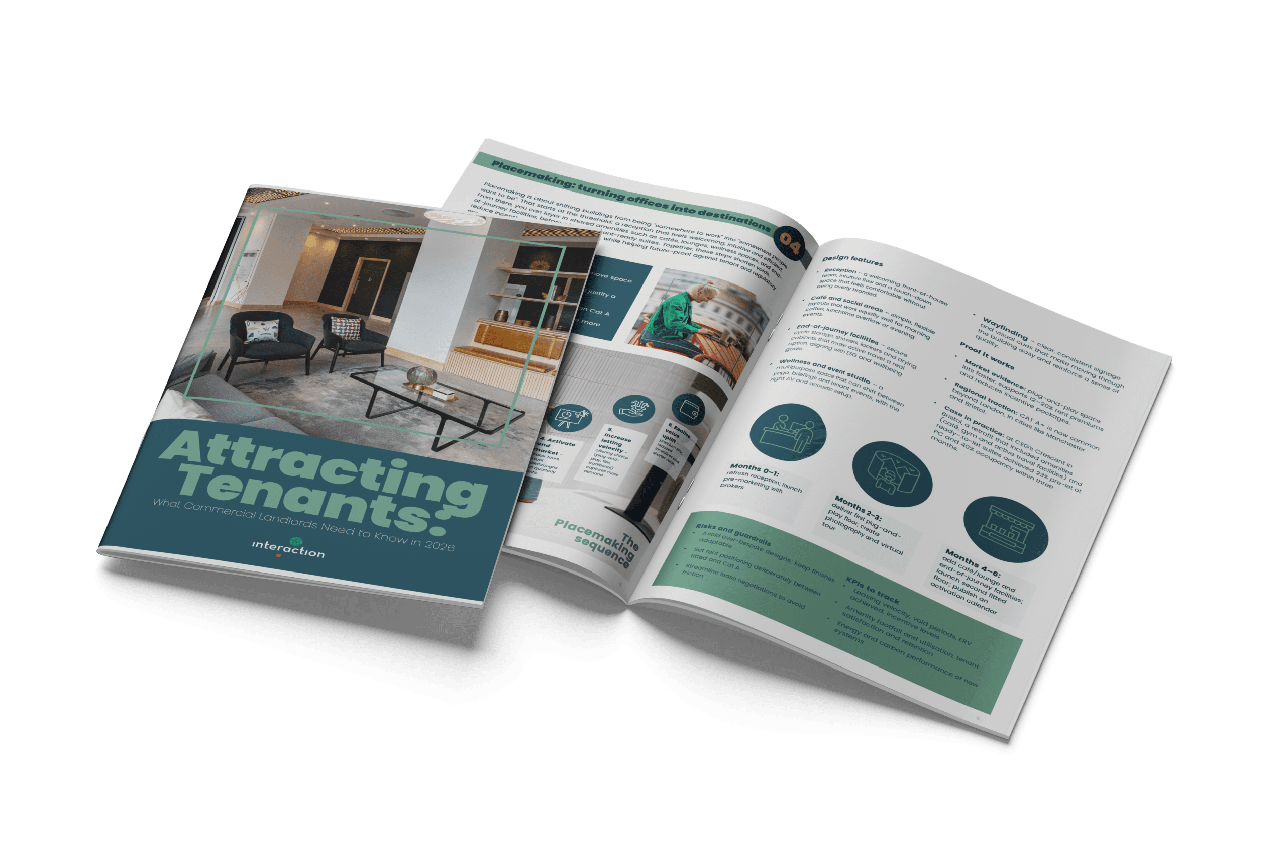 Mockup of whitepaper magazine