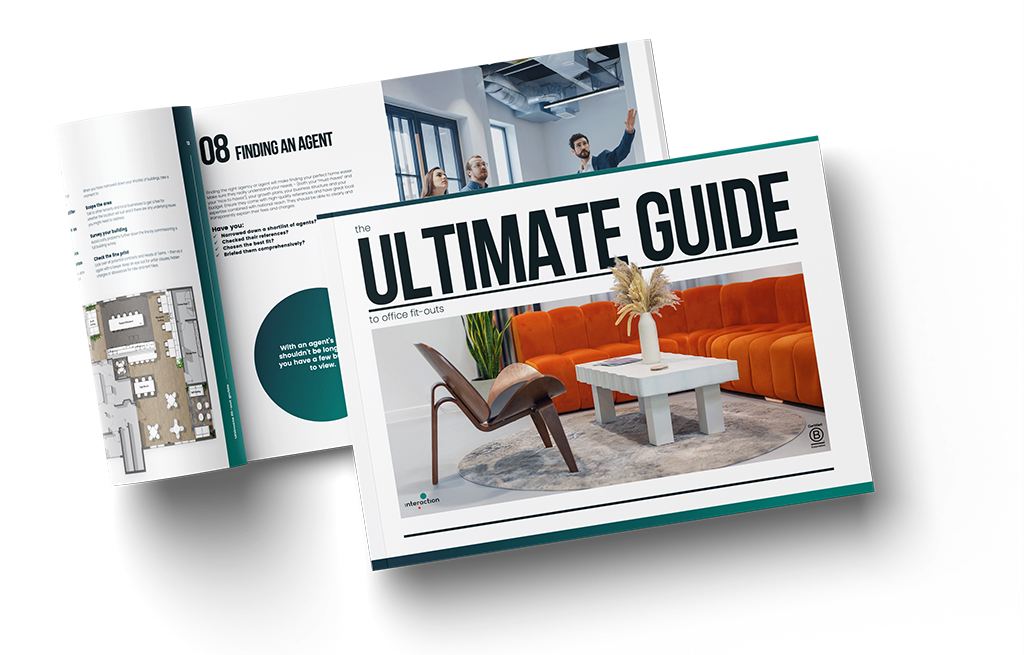 Magazine mockup of Ultimate Fitout Guide whitepaper