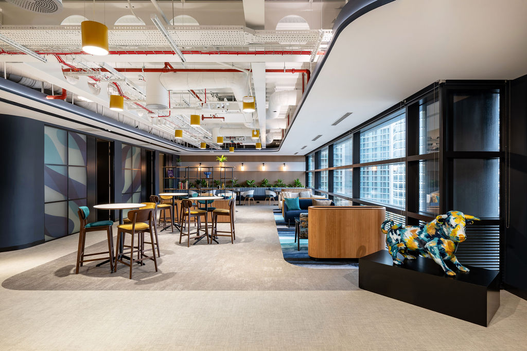 Wide view of client reception space TLT Birmingham